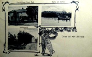 Ansichtskarte von Groß LInichen, Kreis Dramburg