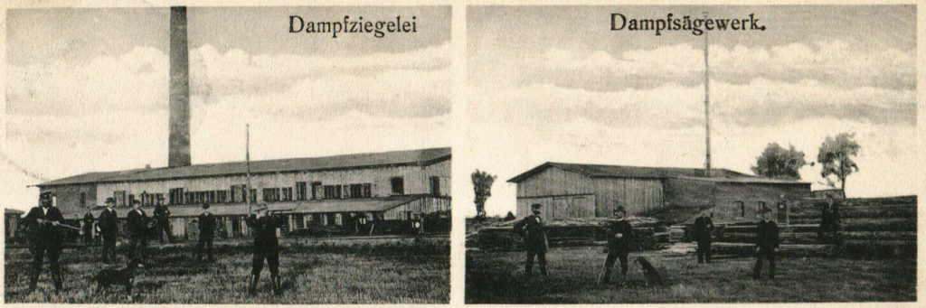 Dampfziegelei und Dampfsägewerk, Virchow, Kreis Dramburg