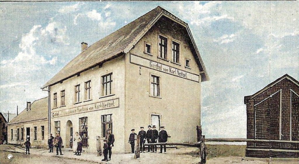 Gasthof Karl Neitzel, Güntershagen, Kreis Dramburg_um 1910