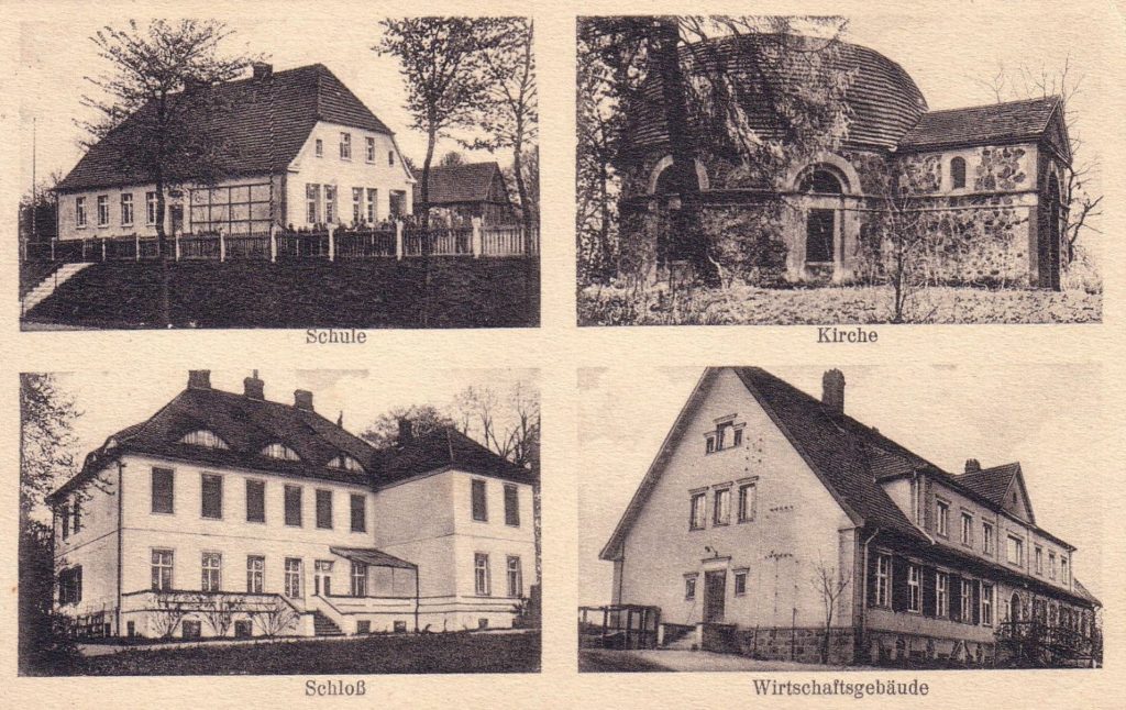 Ansichtskarte von Gersdorf, Kreis Dramburg; Aufnahme von vor 1945
