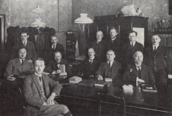 Kollegium des Dramburger Gymnasiums 1925