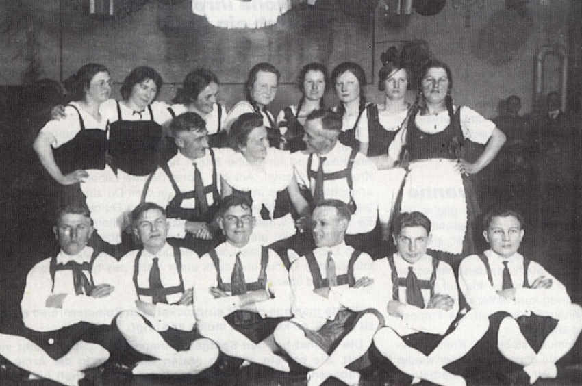 Trachtengruppe Güntershagen, Kreis Dramburg_1930